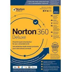 Norton 360 Deluxe 1 Year 3 Devices